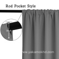 Rod Pocket Blackout Curtains 84 Inch Long